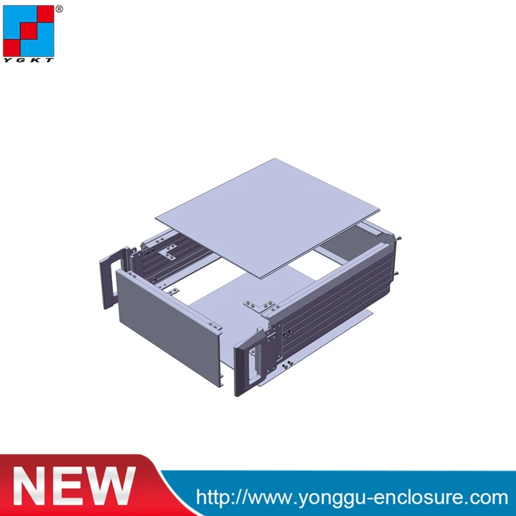 2U Aluminum Box Enclosure Case- 229*88-250 mm ( w*h-l) 2U-aluminum instrument chassis communication networks aviation chassis