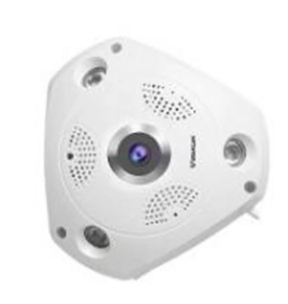 

3MP 1296P V380pro 360 Degree Fish Eyes Lens Panoramic VR IP Camera IR Night Vision Home Security CCTV Monitor