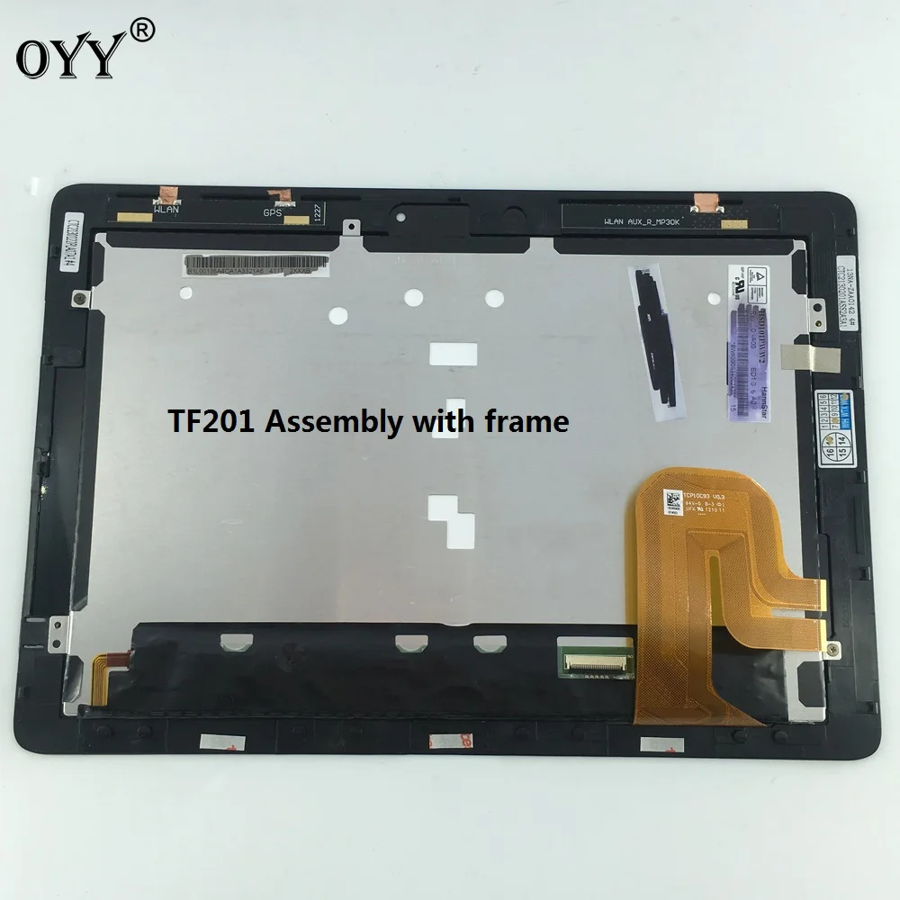 HSD101PWW2 LCD display screen touch screen Digitizer Assembly with frame For Asus Transformer Pad TF201 TCP10C93 V0.3 vesion