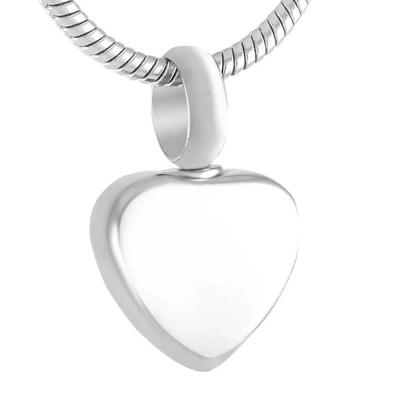 Cremation Jewelry Free Shipping Wholesale Silver/Gold/Rose gold Stainless Steel 11mm Little Heart Cremation Urn Charm Necklace