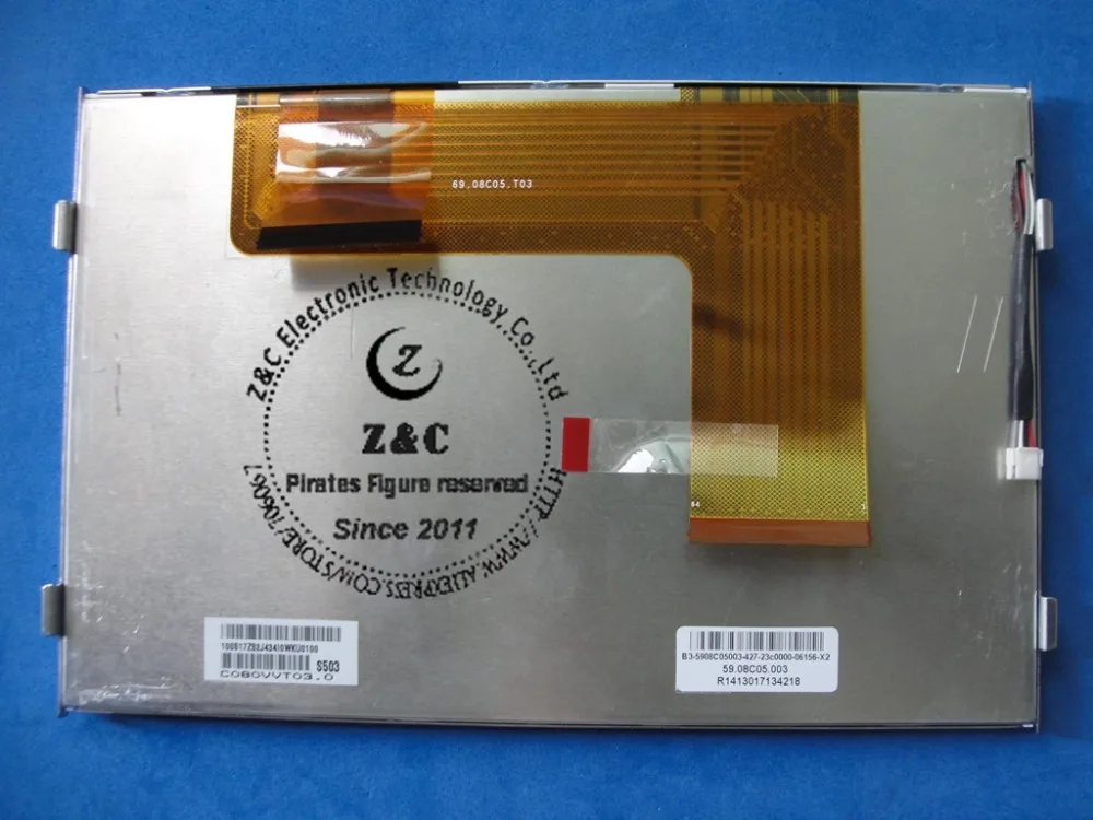 C080VVT03 C080VVT03.0 Origineel 8 inch LCD-scherm voor auto GPS-navigatie en dvd-speler voor AUO