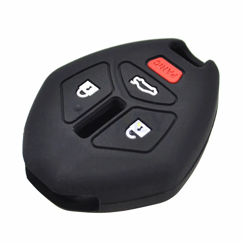 AX Silicone Remote Key Case Fob Shell Cover 4 Buttons For Mitsubishi Eclipse Galant Lancer EVO ASX Endeavor Mirage