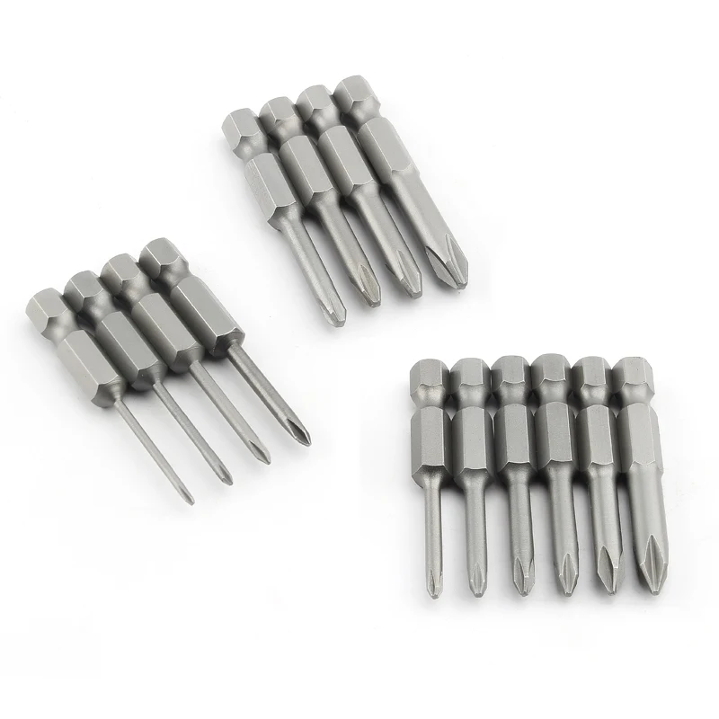 Short Magnetic Elétrica Chave de Fenda Bit Grupo Phillips Bits Chave de Fenda Cross s2 50 mm Comprimento Wind Batch Head Ph00 Ph1 Ph2