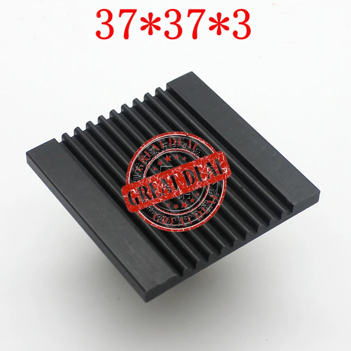 

Free Ship 100pcs high quality aluminum heatsink 37*37*3MM Aluminum radiator