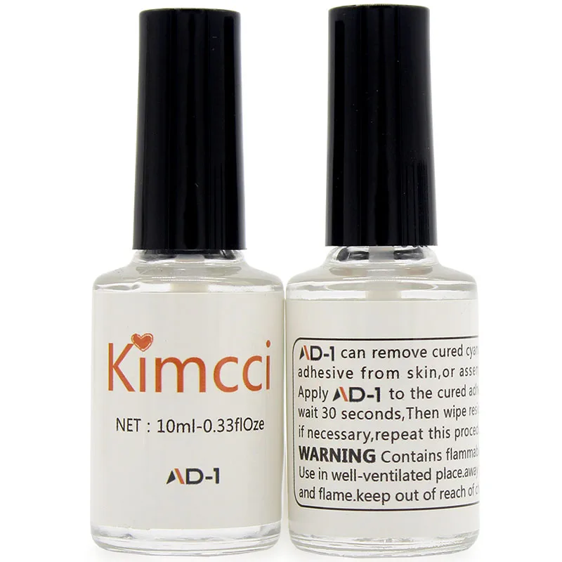 Kimcci-Dissolvant pour colle à cils, démaqucorporelle liquide pour extensions de cils, 1x10ml