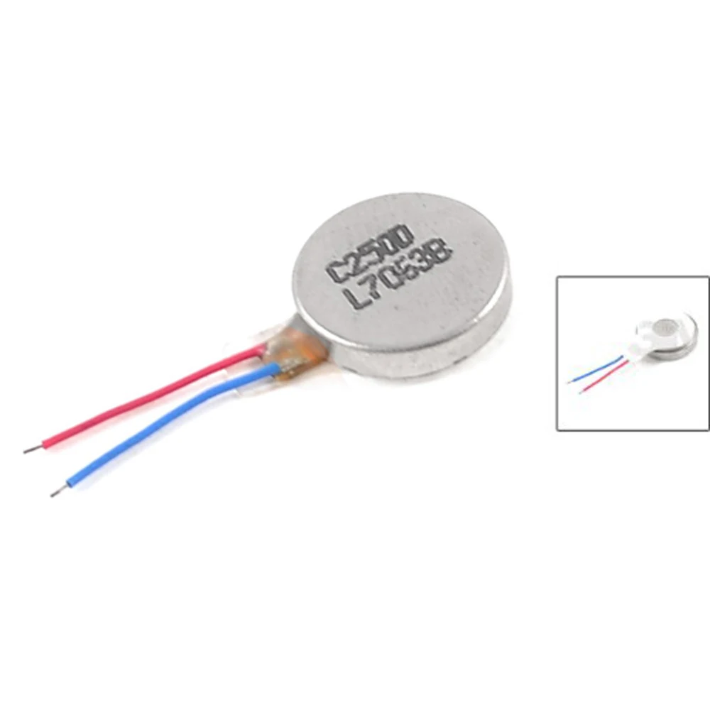 IMC Wholesale 5 X DC 3V 60mA 9000+/-2000RPM Phone Coin Flat Vibrating Vibration Motor