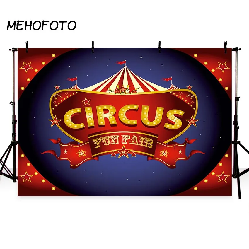 Children Photo Background Children Birthday Photos Cartoon Circus Backdrop Custom Fotografia Backgrounds for Photo Studio