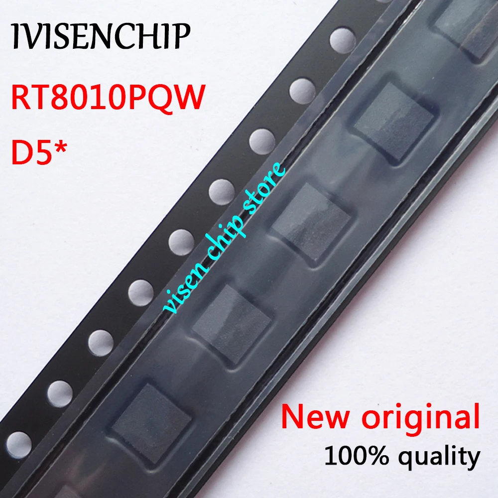 10pieces RT8010PQW RT8010 (D5V D5J D5A...) RT8010GQW (ETV ETJ ETW...) QFN-6 chipset