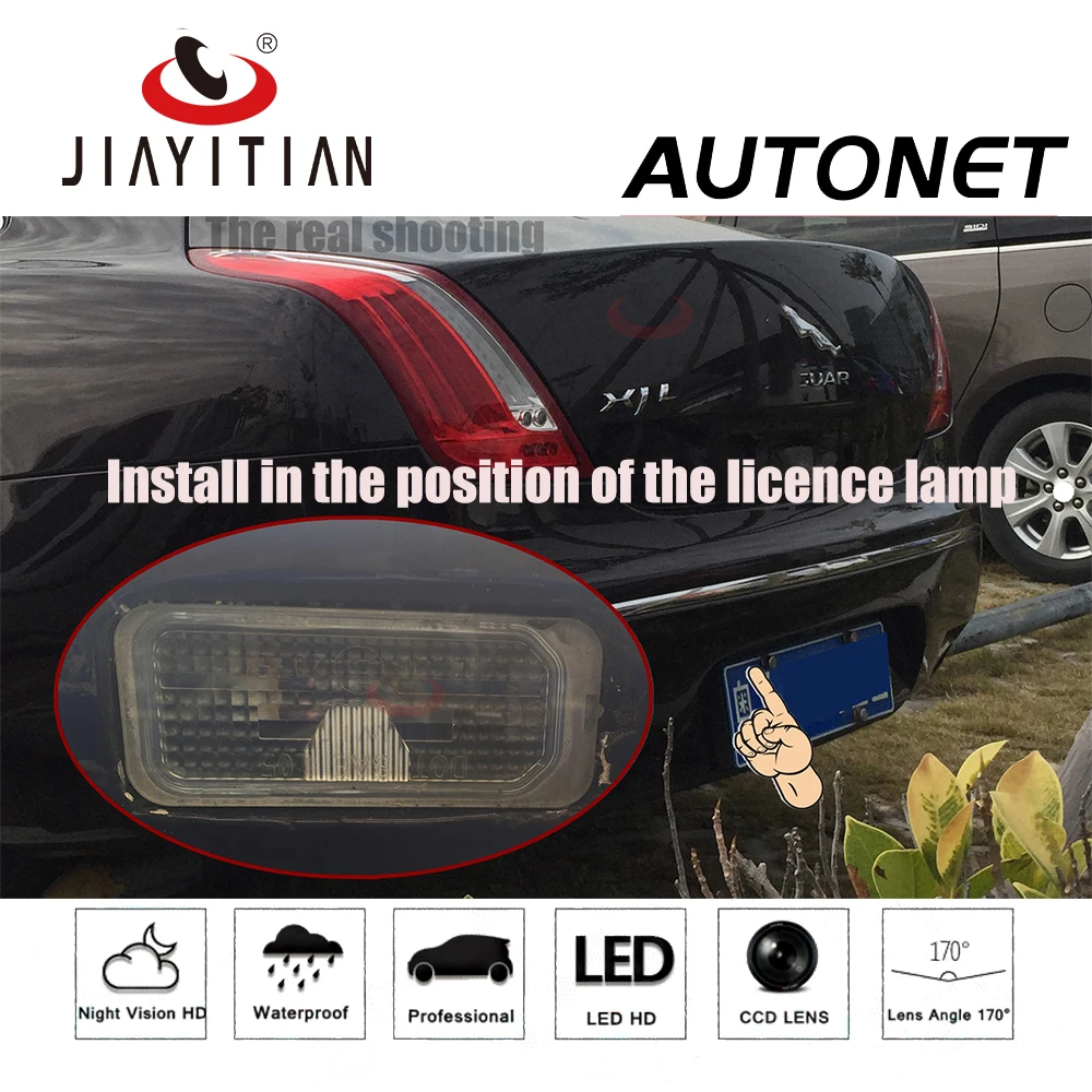 JIAYITIAN Rear View Camera For Jaguar XJ X351 2009~2017 4LEDS HD CCD/Night Vision/Reverse Camera/Backup Parking Camera