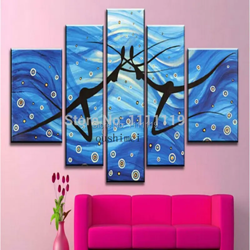 Hand Painted Home Decoration Pictures Modern Group Abstract Nude Painting Wall Picture On Canvas For Room  Decor Oil Paintings