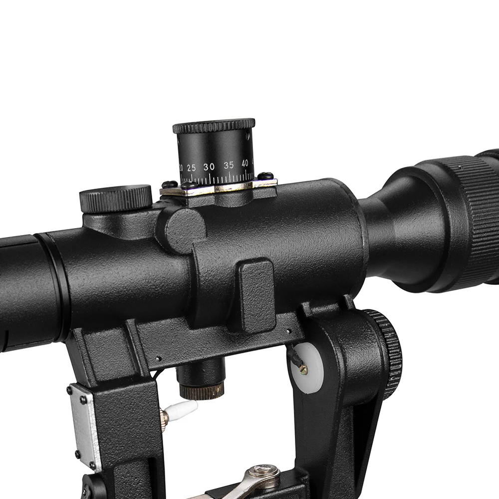 Imagem -03 - Tático Svd Dragunov 4x26 Vermelho Iluminado Escopo Caça Rifle Scope Tiro Ponto Vermelho Caça Óptica Laser