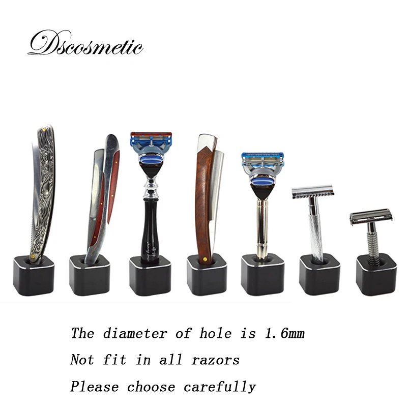 dscosmetic Shaving Razor holder Base Man's Shaver  Holder Safety Razor stand Base   shaving razor accessory tool