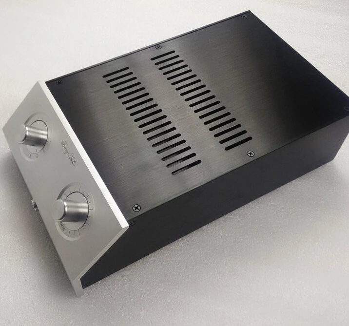 L Type 2210 silver full Aluminum Preamplifier enclosure/amplifier chassis AMP BOX