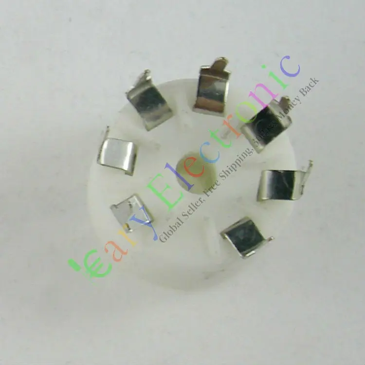 الجملة والتجزئة 16 قطعة صغيرة 7pin السيراميك فراغ أنبوب مآخذ صمام قاعدة B7G 6AU6 EF95 6C4 6X4 6066 شحن مجاني