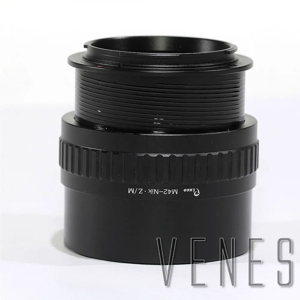 

Venes suit for M42- Nik Z/M Adjustable Macro to Infinity Lens Adapter Suit For M42 Mount to Nikon Z6 Nikon Z7 Camera