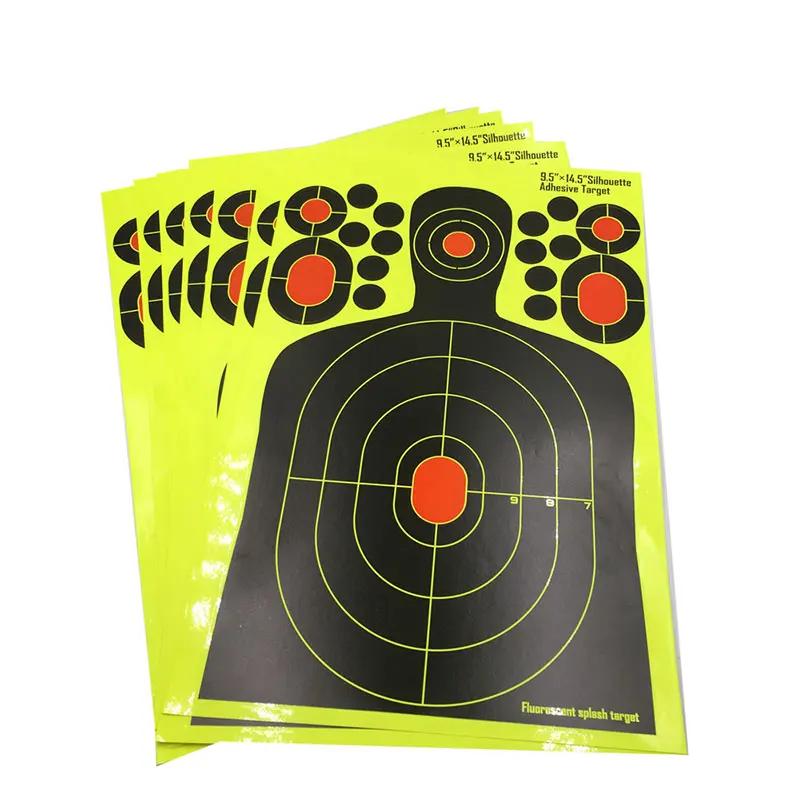 NEW Hunting 20pcs Shooting Targets Silhouette Sticker Targets 9.5\