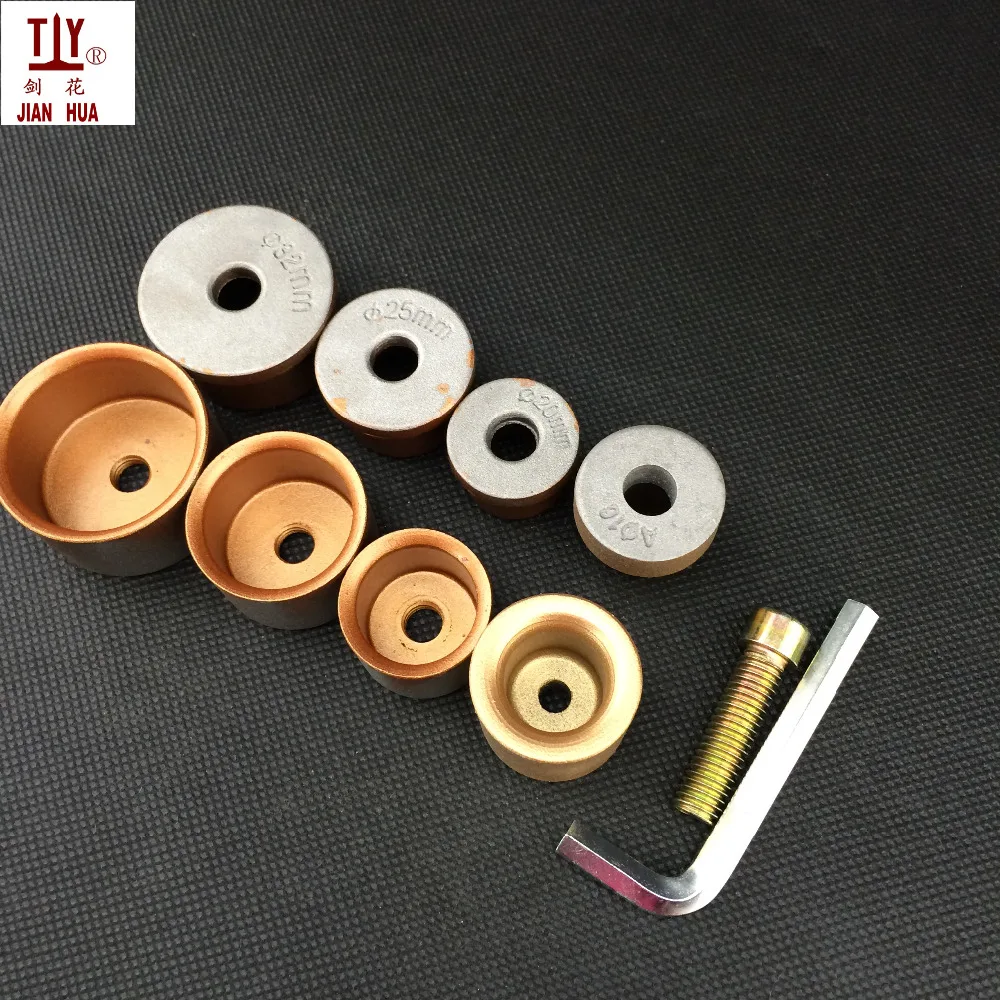 4Pcs 16/20/25/32mm PPR Water Pipe Welding Parts Die Head, Plastic Pipe Welding Parts Pipe Soldering Iron Nozzles