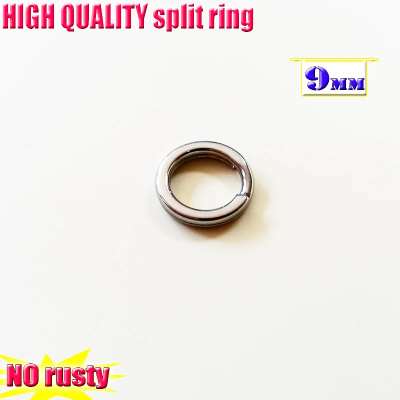 2023 new fishing split rings high quality not rusty stainless steel polishing technology 200pcs/lot