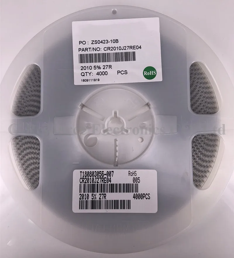 (100 шт.) 2010 5% 27R SMD толстопленочный чип резистор 2010J27R