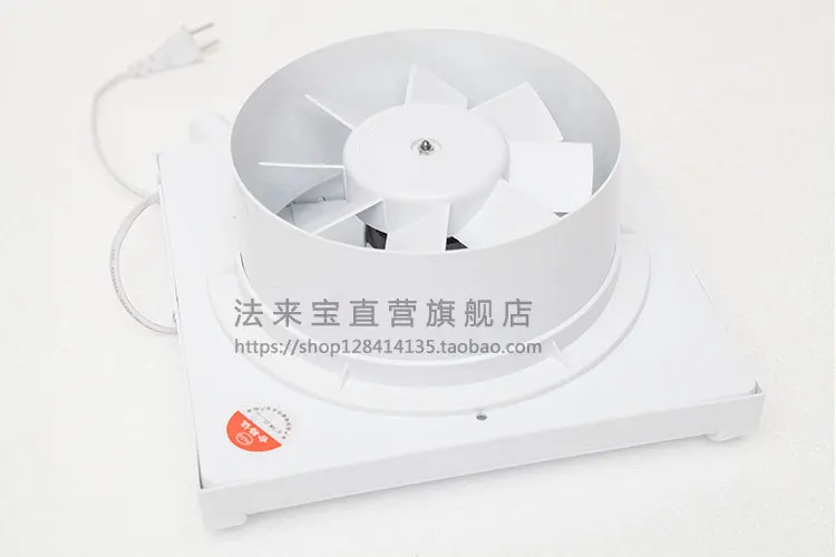 Glass window Ventilation fan 4 inch Silent strength 100mm bathroom Toilet wall Waterproof Exhaust fan remove TVOC HCHO PM2.5