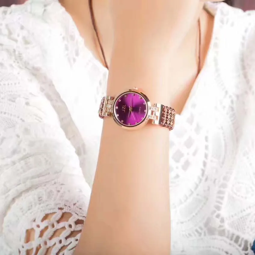 

Natural Garnet Stone Bracelet & 33mm Watch Diy Jewelry For Woman Waterproof Watch For Summer Beach Wholesale !