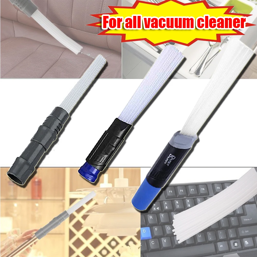 Universal Vacuum Cleaner Dust Dirt spare parts Adapter Hose Nozzle Head for Air Vents Keyboards Drawers Plants dyson philips