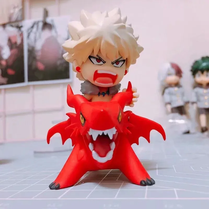 6pcs/set My Hero Academia Midoriya Izuku Bakugou Katsuki Bok Todoroki Shoto Anime Action Figure PVC toys Collection figures