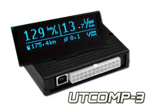 

UTCOMP-3 OLED - TRIP COMPUTER, TEMPERATURE, VOLT, AFR GAUGE, OFF-ROAD METER etc.