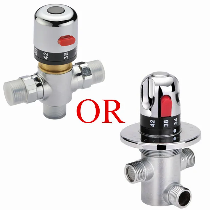 copper Thermostatic Mix Valve valve Adjust the Mixing Water Temperature Thermostatic mixer AF000