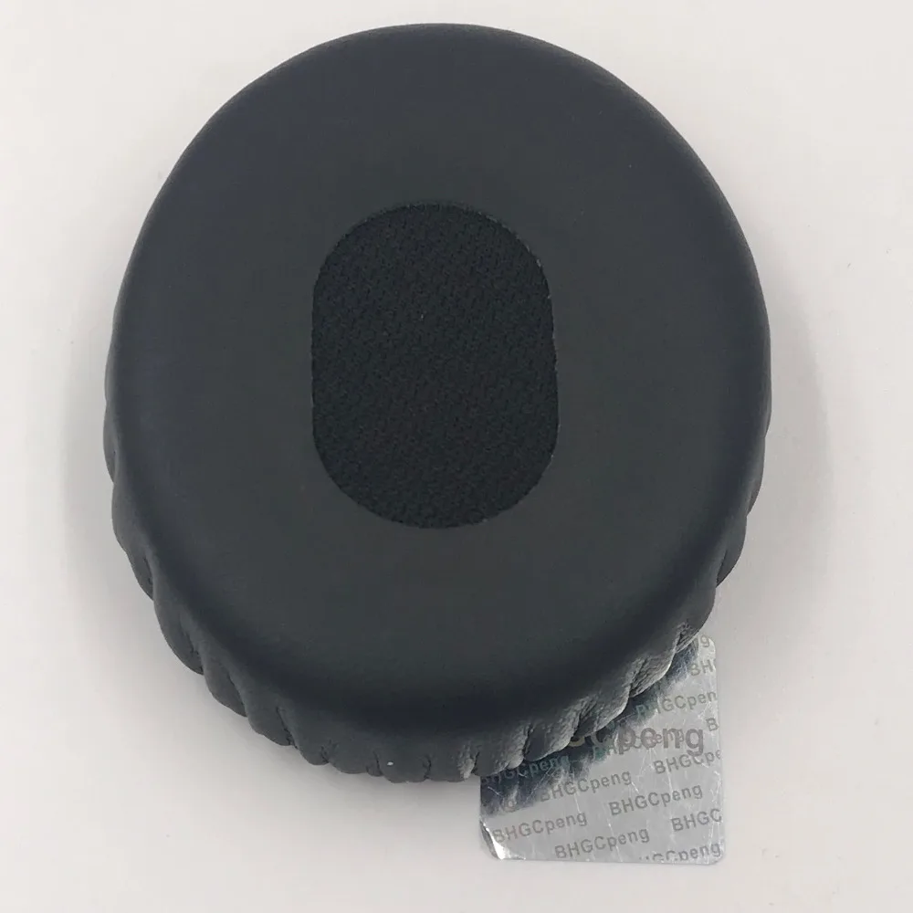Bose QC3 용 가죽 교체용 이어 패드, 헤드폰 용 소프트 쿠션 메모리 폼 + 가죽 50mm 고품질 1 쌍 이어 패드