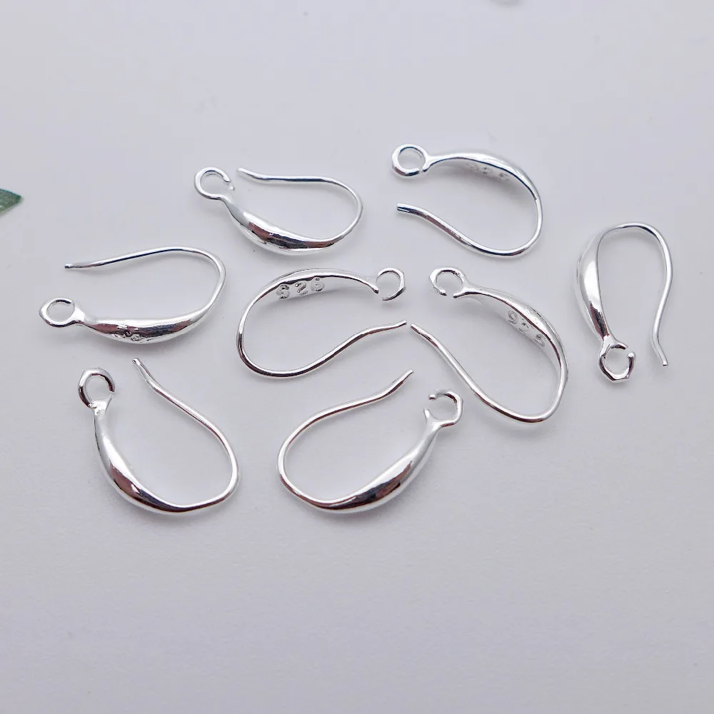 Free Shipping nickel lead & cadmium free 200pcs 925 Silver French Earring Hook  15mm in Wholesale price S003