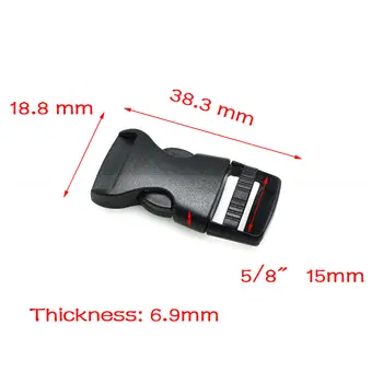 適用於戰術背包行李帶的塑膠側開扣,織帶尺寸:10mm、12mm、15mm、20mm、25mm 8 最佳銷售 25毫米扣 - №1