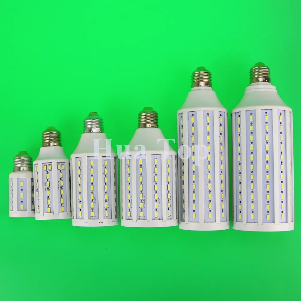 

Lampada E27 B22 E14 B15 5730 SMD Cree Chip COB LED Lights 7W 15W 25W 30W 40W 50W AC 110V 220V Corn Bulb Lamp Free shipping 1Pcs