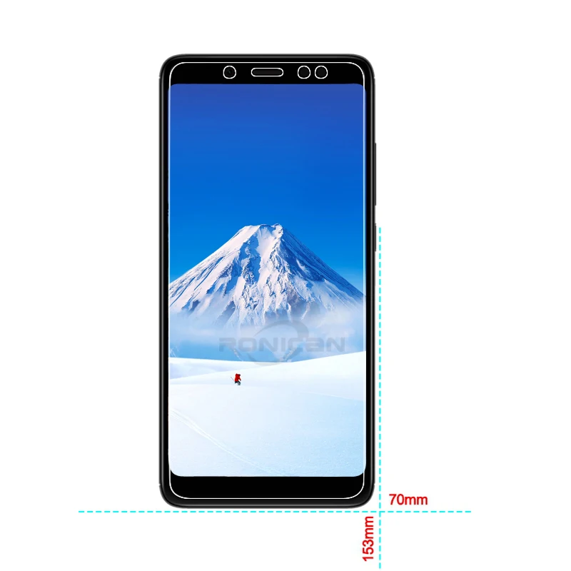 RONICAN Tempered Glass for Xiaomi Redmi Note 5 Screen Protector 9H 2.5D Phone Protective Glass for Xiaomi Redmi Note 5 Pro Glass