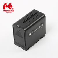 Falcon Eyes 6pcs AA Battery Pack Power Work like NP-F970 for LED VIDEO LIGHT Panel or Monitor YN300 II DV-160V BB-6