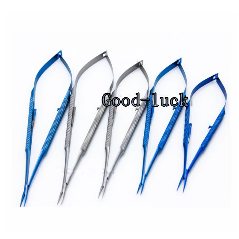 12.5cm 14cm 16cm Lock Needle Holder Ophthalmology Instrument Needle Holder Cosmetic Pin Clamp Titanium Tweezers Surgery Tools