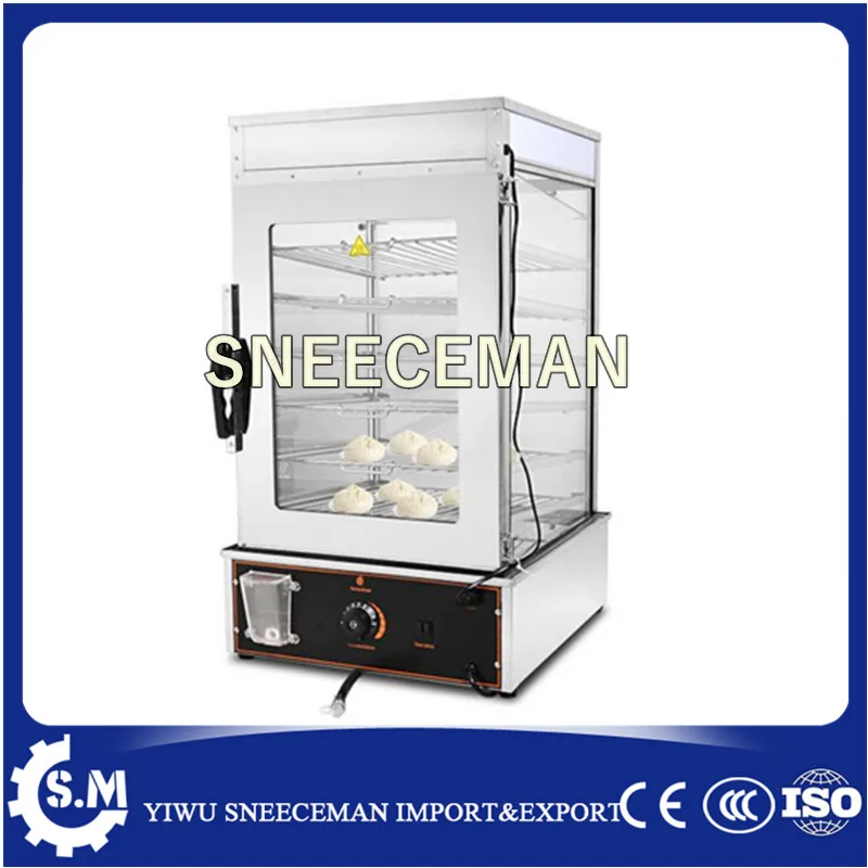 

6 Layer Stainless Steel Vertical Electric Mini Food Bread Bun Steamer for Restaurants