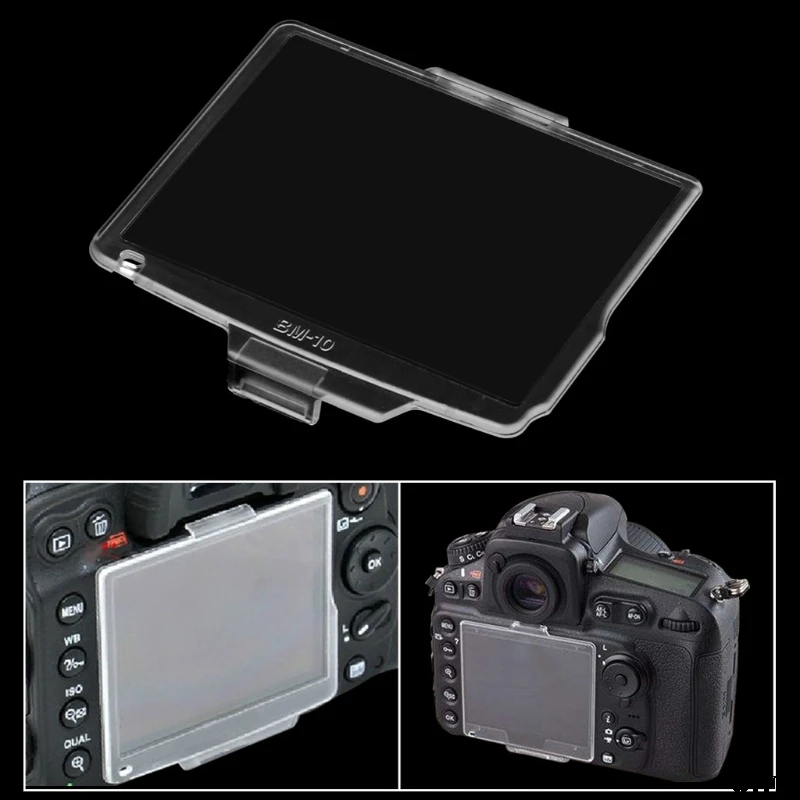 Drop Ship&Wholesale Hard LCD Monitor Cover Screen Protector for Nikon D90 BM-10 Camera Accessories APR28