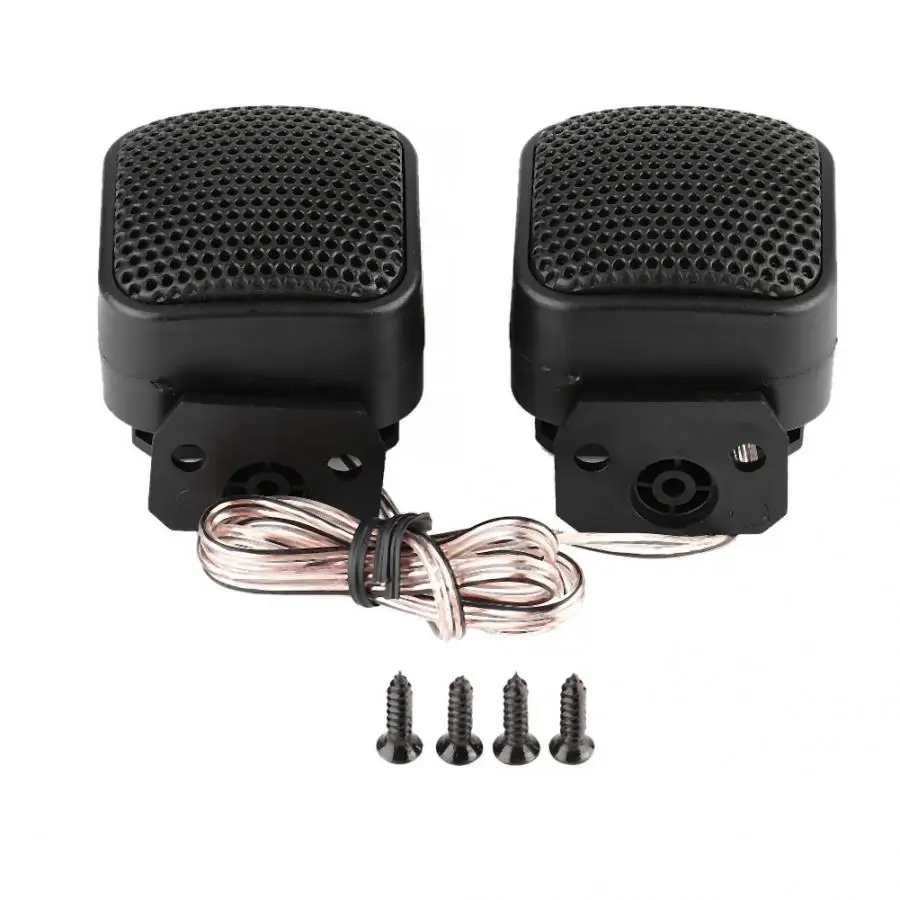 2pcs Car Small Square Speaker Loud Audio Music Tweeter Loudspeaker 500W Power Loudspeaker