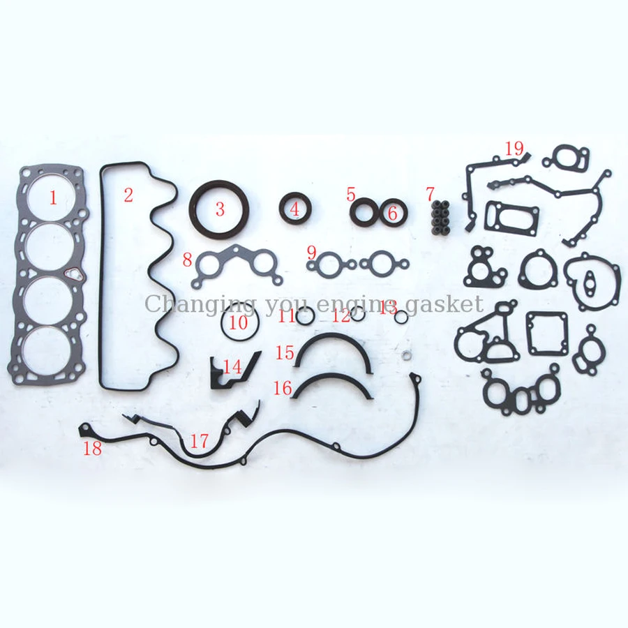 E15S E16S full set Gasket Engine Parts Use for NISSAN SUNNY B12 PULSAR LANGREY SENTRA engine gasket OEM 10101-62A25 50129300