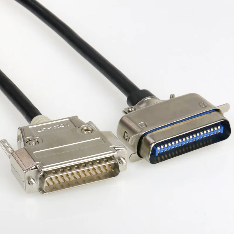 Cable de impresora paralelo DB25, Cable de cobre puro de 1m, 1,5 m, 2m, 3m, 5m, 8m, 10m, Pin a CN36 Pin, Cable de fecha DB 25 P a CN 36 P