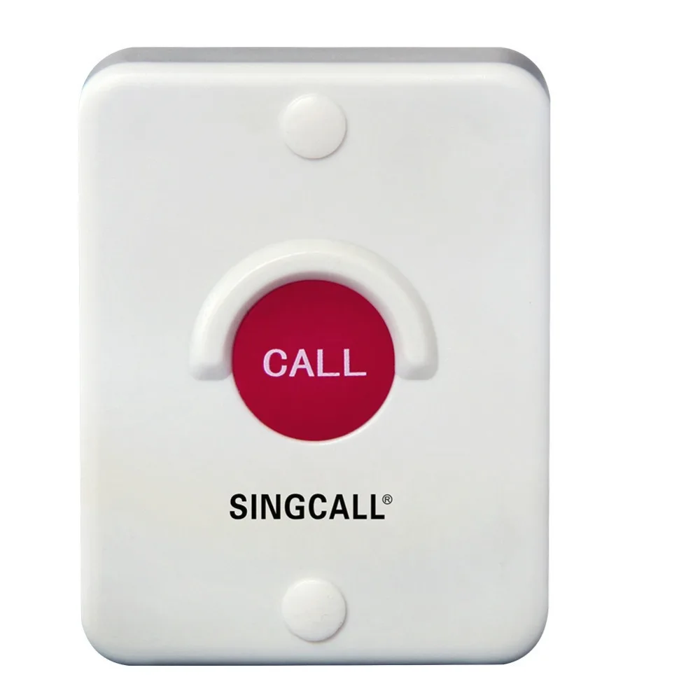 SINGCALL Wireless Calling System, Full Waterproof Caregiver Pager Nurse Calling System for Hotel Bar Hospistal