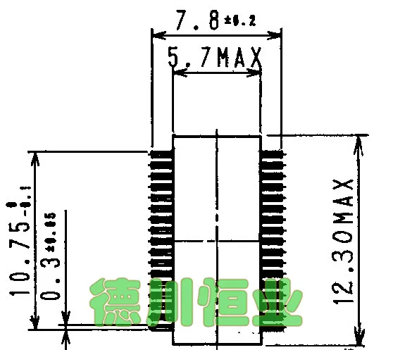 Ic Socket Ssop34 To Dip34 Ots-34-0.65Mm-01 Test Block Programmer Adapter