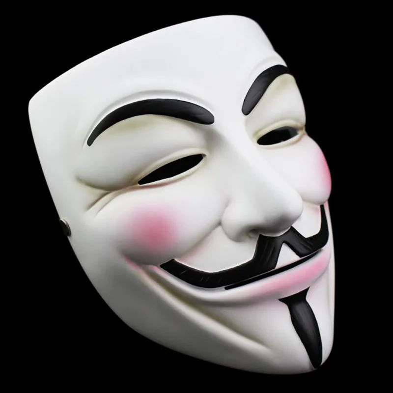 High Quality V For Vendetta Mask Resin Collect Home Decor Party Cosplay Lenses Anonymous Mask Guy Fawkes