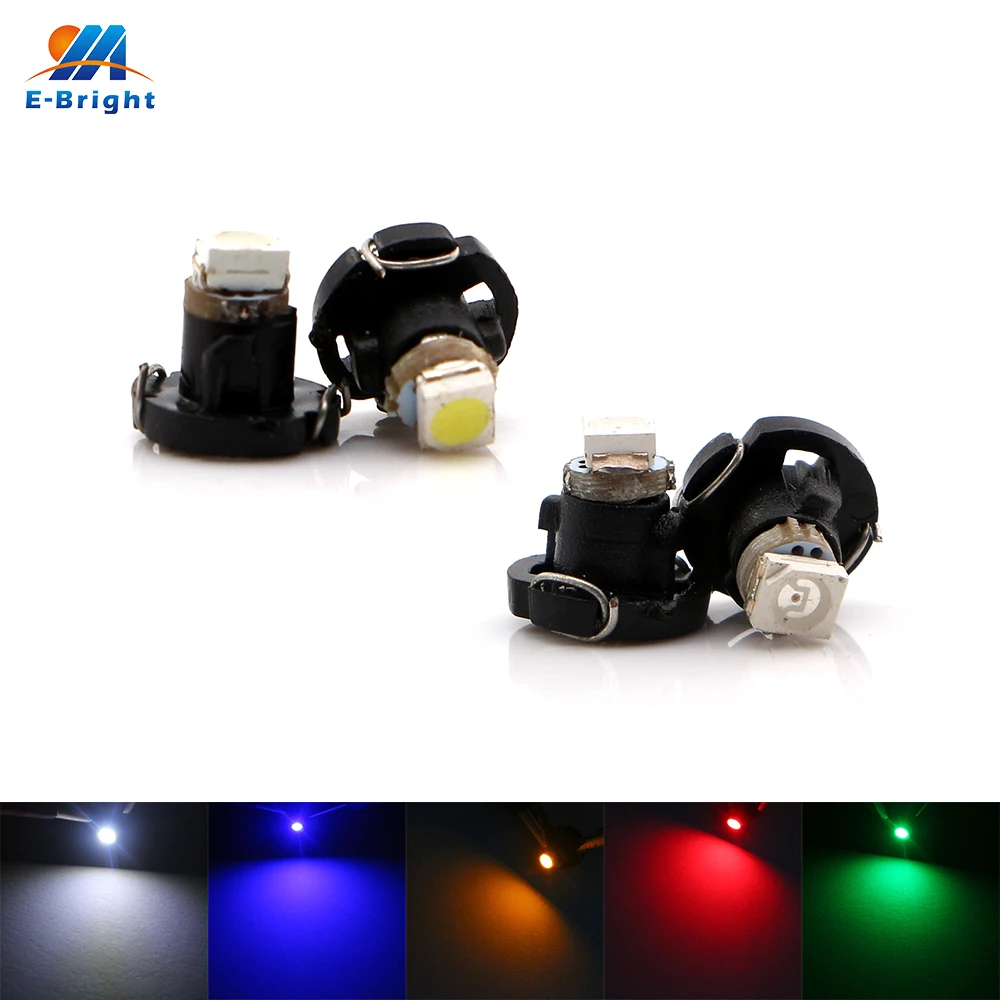 

50pcs T3 LED 1210 1 SMD Bulbs Gauges Dashboard Instrument Dash Cluster Car DC 12V White Blue Red Amber Green Lamp