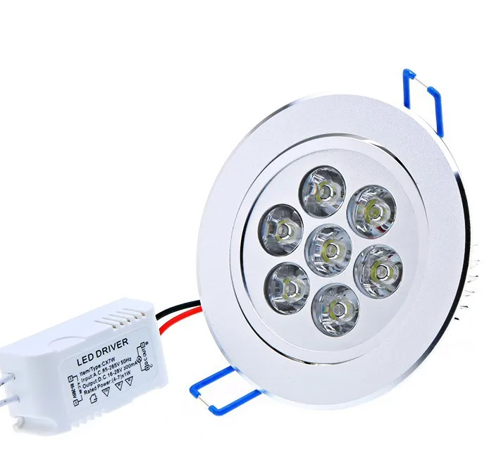 

LED Recessed Downlight 3/5/7/9/12W Aluminum Housing Beam Angle Rotable 85-265V Warm/Cool white for Home Business Lighting