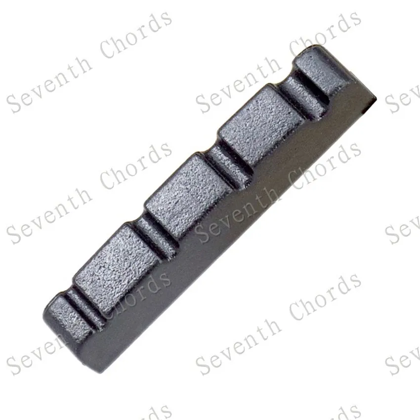 2 Stücke Kunststoff 4 Saiten Bass Muttern Größe 38*5,8*8,4mm Lvory Weiß Schwarz Für Wählen Gitarre Zubehör Teile – Detail 4