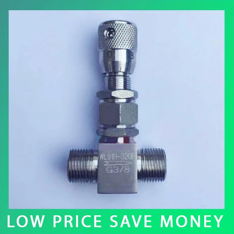 

G1/4/ G1/2 Needle Adjustment Valve High Temperature Gas Flow Control Valve