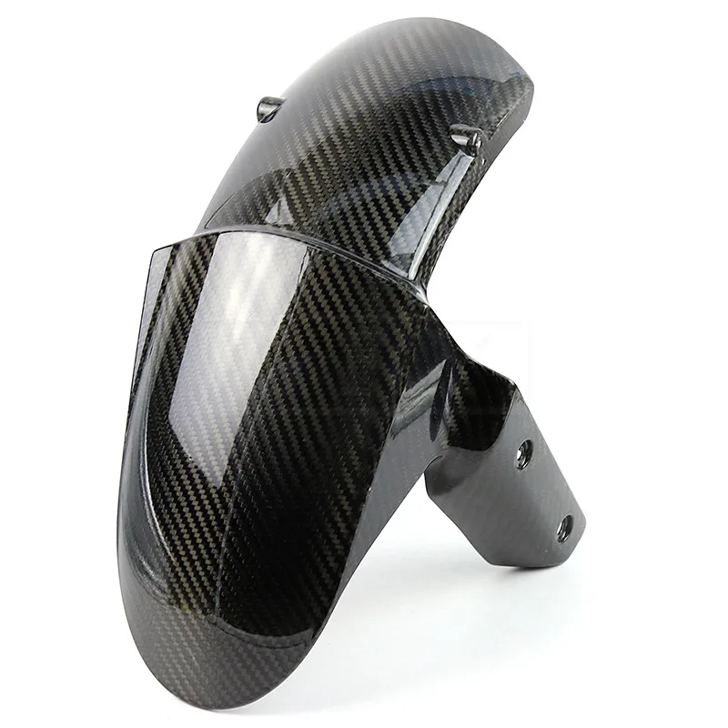 Motorcycle Carbon Fiber Front Fender Cover For Kawasaki Z800 Z1000 ZX6R ZX10R 2009 - 2017 Protector Mudguard Fairing Accessory