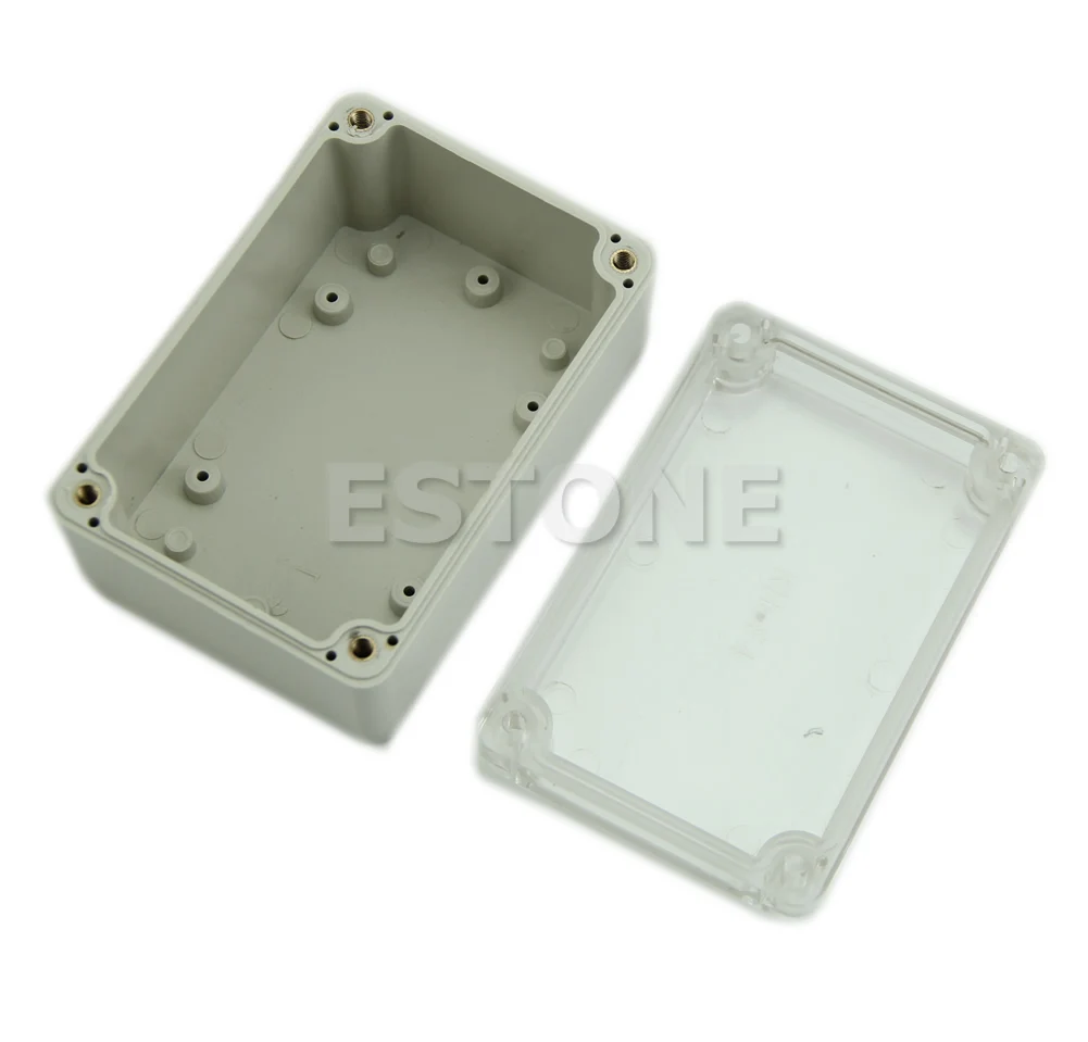 Plastic Waterproof Cover Clear Electronic Project Box Enclosure Case 100x68x50mm